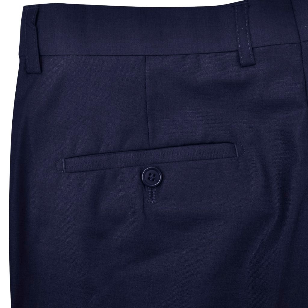 Three Piece Men’s Business Suit Size 52 Navy Blue